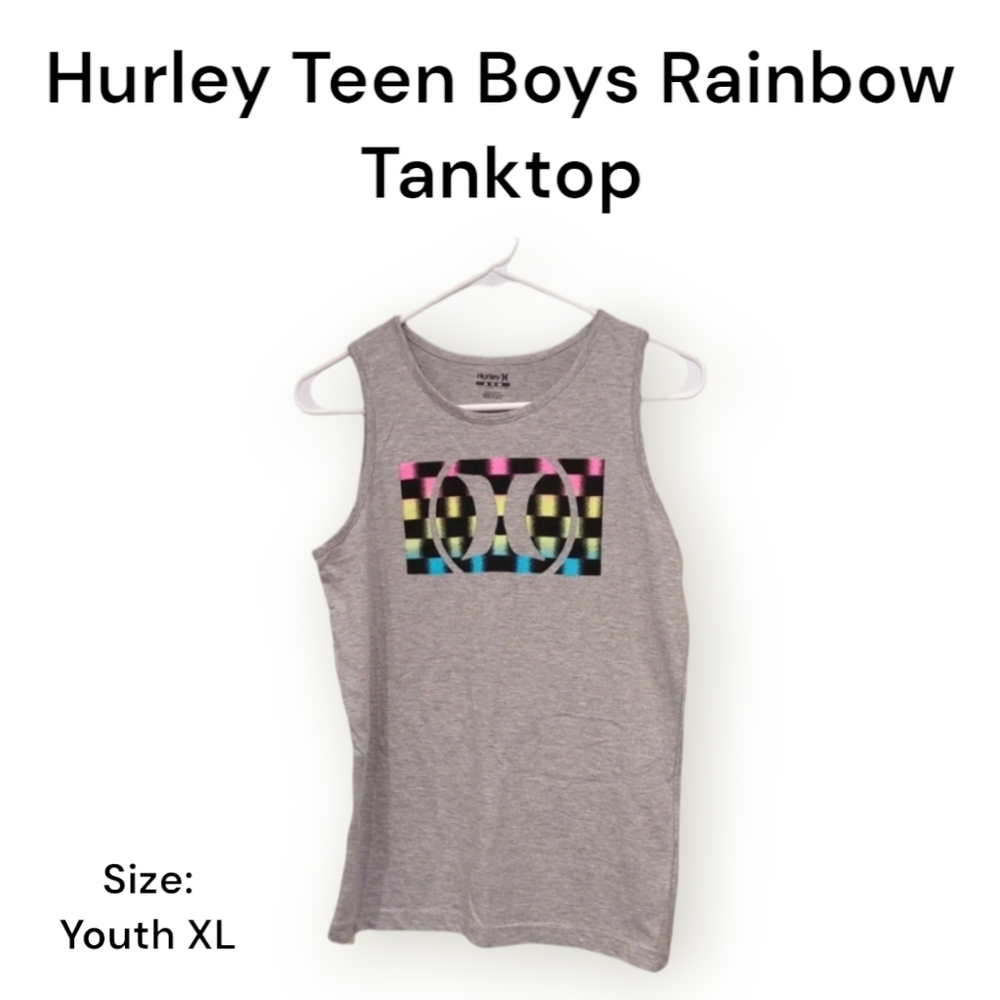 Hurley Teen Boys XL Rainbow Tanktop